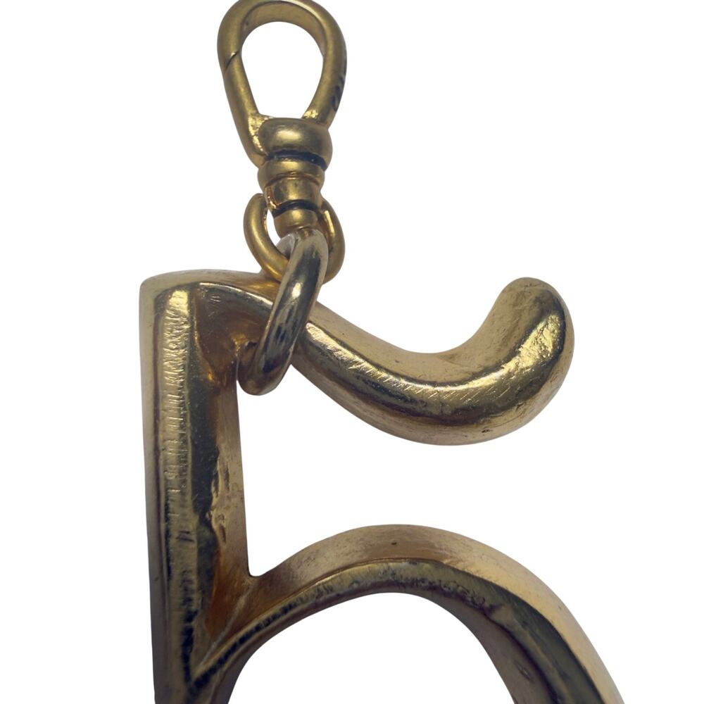$125 Lulu Frost PLAZA NUMBER CHARM #5 LARGE - Picture 7 of 11